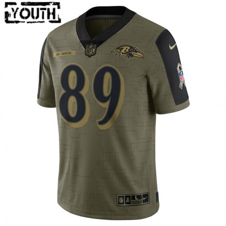 Camiseta Niño NFL Baltimore Ravens Mark Andrews 89 Nike 2021 Salute to Service